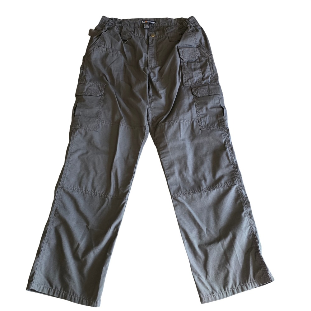 5.11 Tactical Series Womens Cargo Pants Gray Ripstop Size 12 Regular 64360